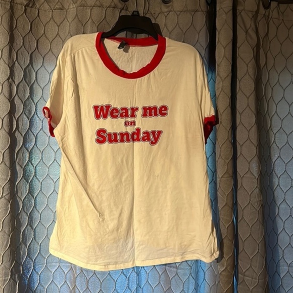 Wear me on Sunday tee